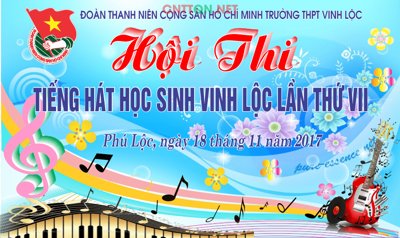 File PSD Market Hội thi Tiếng hát học sinh file CorelDRAW (gốc) cho in quảng cáo