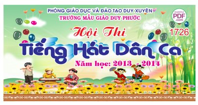 File gốc in mica Market Hội thi tiếng hát dân ca file PDF & CDR chất lượng
