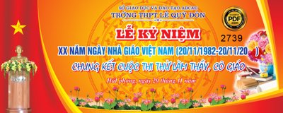 File gốc Market Lễ Kỷ Niệm 30 năm ngày nhà giáo Việt Nam 20/11 (dành cho quảng cáo)