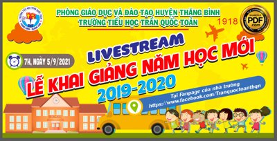 Cung cấp file tranh gốc Market Live steam Lễ Khai Giảng năm học 2022 - 2023 file CDR độc quyền