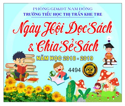 File tranh in mica Market Ngày hội đọc sách - Chia sẻ sách Corel (độ phân giải cao)