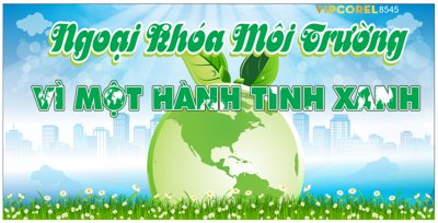 Tải file Market Ngoại khóa môi trường vì một hành tinh xanh (PSD) cho in tranh 3D