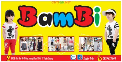 File in ấn cao cấp Market Shop BamBi thời trang bé yêu Xuyến Trần CDR (file gốc)