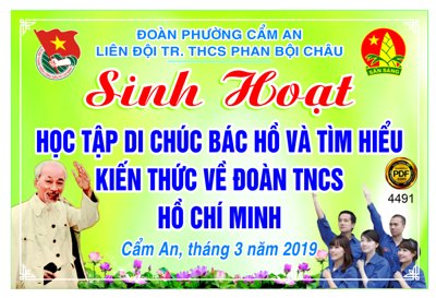 File gốc Market Sinh hoạt học tập di chúc Bác Hồ Corel (phiên bản chuẩn) để in ấn