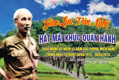 File gốc Market Văn nghệ Hát mãi khúc quân hành Corel (thiết kế) độc quyền