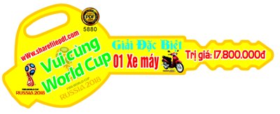 File PSD in ấn Market Vector chìa khóa trao thưởng - vu cùng world Cup (chất lượng cao)