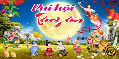 File in ấn chuyên nghiệp Market Vui hội trăng rằm #3 file CorelDRAW (file gốc)