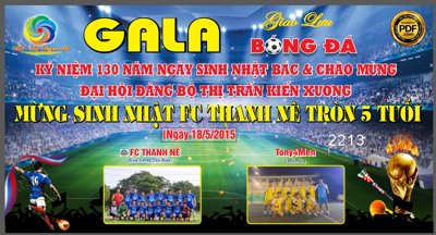 Tải file Market bóng đá kỷ niệm ngày sinh nhật Bác và Đại hội Đảng bộ (ảnh gốc) in tranh kính