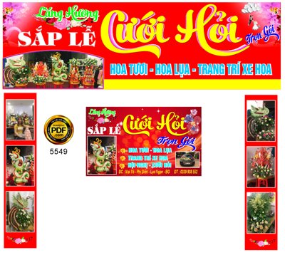 Tải file Market biển Lăng Hường - sắp lễ cưới hỏi file corel (ảnh gốc) file AI/EPS