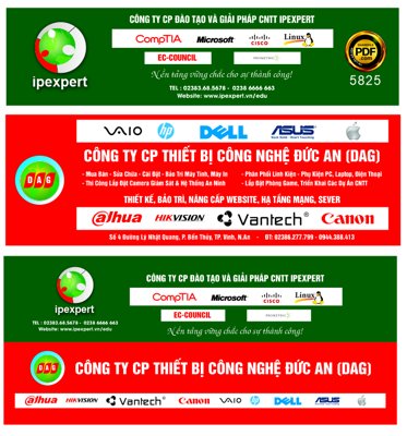 File in trần Market công ty thiết bị CP thiết bị công nghệ Đức An (bản gốc 3D) sống động