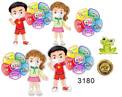 File in mica Market cùng bé thực hiện thông điệp 5K file Corel (bản gốc) siêu trong