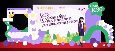 File PSD Market chào đón học sinh lớp 10 vào trường nhập học (gốc) nhiều lớp (multi-layer)