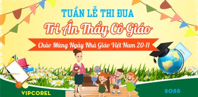Download file Market chào mừng ngày nhà giáo Việt Nam 2023 #21 (chuẩn in) Market chào mừng ngày nhà giáo Việt Nam 2023 #21