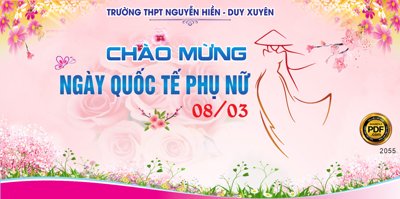 File in mica Market chào mừng ngày quốc tế phụ nữ THPT Nguyễn Hiền (bản gốc) làm vách ngăn