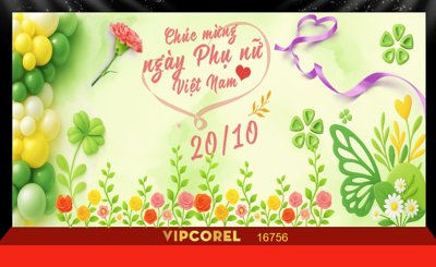 File tranh Market check in ngày phụ nữ Việt Nam 20/10 #31 (ảnh gốc) chi tiết rõ ràng