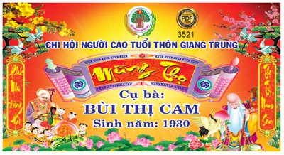 File tranh Market chi hội người cao tuổi thôn Giang Trung file corel (bản gốc) in lụa 5D