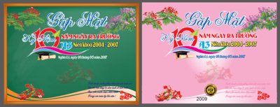 File gốc Market gặp mặt kỷ niệm 10 năm THPT Nghĩa Lộ (in lụa) trang trí tường