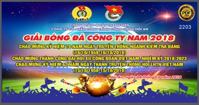 File PSD Market giải bóng đá chào mừng kỷ niệm ngày truyền thống (chất lượng in ấn)