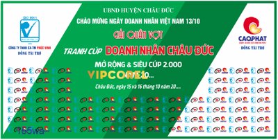 File gốc Market giải quần vợt chào mừng ngày doanh nhân (in lụa) tranh phong thủy