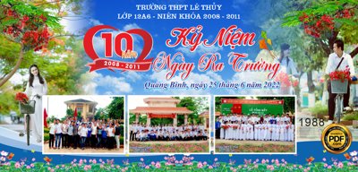 Download file Market kỷ niệm 10 năm ngày ra trường THPT Lệ Thủy CDR (chất lượng in ấn)