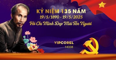 Download file gốc Market kỷ niệm 135 năm ngày sinh Bác Hồ file corel #11 (in mica) trong suốt