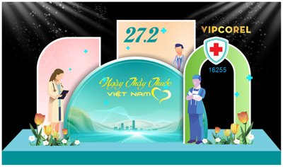 File tranh Market kỷ niệm 70 năm ngày thầy thuốc Việt Nam 27/2 #15 (bản gốc) in lụa dán tường