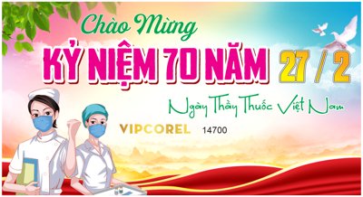 File tranh PSD Market kỷ niệm 70 năm ngày thầy thuốc Việt Nam 27/2 #6 chất lượng cao