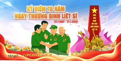 File tranh Market kỷ niệm 78 năm ngày thương binh liệt sĩ #4 (file gốc) chuẩn màu in