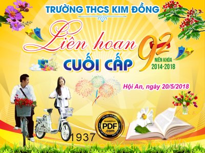 File gốc Market liên hoan cuối cấp lớp 9 THCS Kim Đồng CDR (cho in ấn) từ Filetranh.com