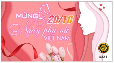 Tải file gốc Market mừng ngày phụ nữ VN 20/10 mẫu đẹp (in tráng gương) siêu đẹpFile tranh gốc Market mừng ngày phụ nữ VN 20/10 mẫu đẹp chất lượng cao