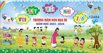 File tranh Market nền ngày Quốc Tế Thiếu Nhi 1/6 vector #34 (ảnh gốc) in trần xuyên sáng