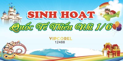 File gốc Market nền ngày Quốc Tế Thiếu Nhi 1/6 vector #38 (dành cho quảng cáo)