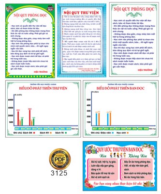 File tranh Market nội quy phòng đọc - nội quy thư viện file Corel (gốc) chủ đề động vật