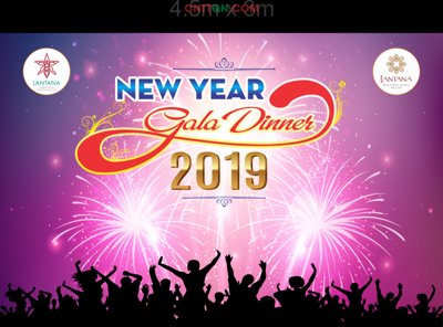 File ảnh Market new year gala dinner 2019 file corel (gốc) in PP, decal