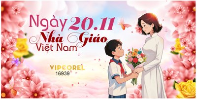 File tranh Market ngày nhà giáo Việt Nam 20-11 2025 #47 (file gốc) chủ đề phong thủy
