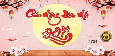 Mua file tranh gốc Market sân khấu chúc mừng năm mới 2021 file cdr tại Filetranh.com