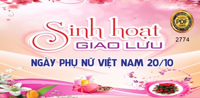 Download file Market sinh hoạt giao lưu ngày phụ nữ Việt Nam 20-10 (chất lượng in ấn)