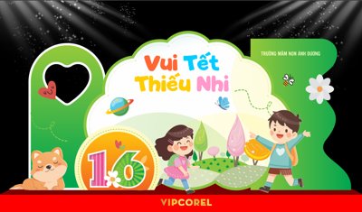 Download file Market tổng kết năm học và ngày Quốc tế thiếu nhi (gốc) cho xưởng in