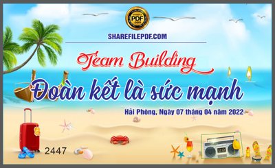 File gốc Market team building Đoàn kết là sức mạnh file CDR x5 (ảnh chi tiết) để in ấn