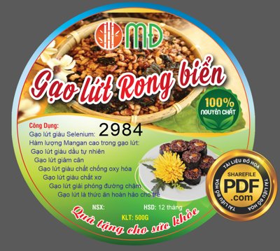 Tải file gốc Market tem nhãn gạo lứt rong biển file corel (in tráng gương) 3DFile gốc Market tem nhãn gạo lứt rong biển file corel (sẵn sàng in) chất lượng cao