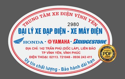File tranh Market tem nhãn trung tâm xe điện Vĩnh Yên file corel (gốc) phong cách tối giản