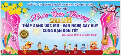 File gốc Market thắp sáng ước mơ văn nghệ gây quỹ cùng bạn đón tết (bản quyền) cho in ấn
