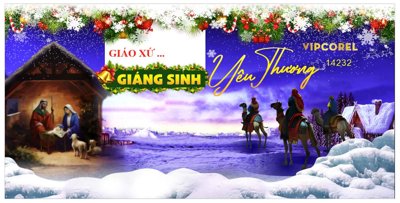 Download file Market trang trí Giáng Sinh 2025 file corel #15 (gốc) in mica ốp bếp