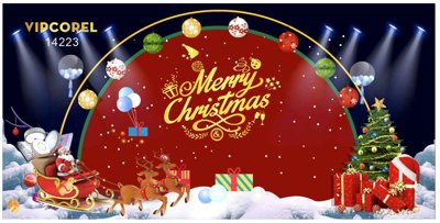 Tải file Market trang trí Giáng Sinh 2025 file corel #9 (gốc) in trên mọi chất liệu