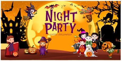 File gốc Market trang trí Lễ hội Halloween vector file corel #22 (phiên bản chuẩn) để in ấn