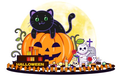 File gốc Market trang trí Lễ hội Halloween vector file corel #55 (trang trí) cho phòng khách