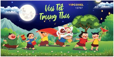 File gốc Market trang trí Trung Thu 2024 vector file corel #6 (phiên bản chuẩn) để in ấn