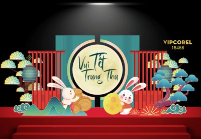 Tải file tranh Market trang trí vui tết Trung Thu 2025 #24 file corel (ảnh gốc) ngay