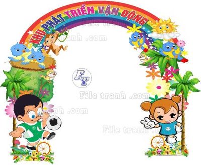 File PSD Mau Trang tri truong mam non (11) (gốc) tách lớp chi tiết