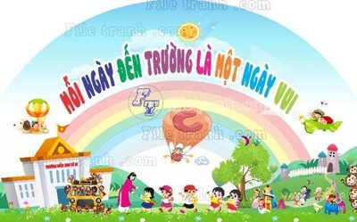 File gốc Mau Trang tri truong mam non (14) (in lụa) chi tiết cao